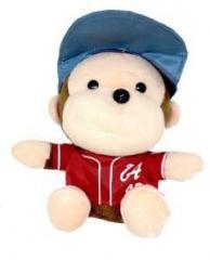 Shrih HD 10M Camera Plush Monkey In Red Tshirt USB Webcam (Multicolour)