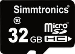 Simmtronics SDHC 32 GB MicroSD Card Class 10 90 MB/s Memory Card