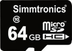 Simmtronics SDHC 64 GB MicroSD Card Class 10 95 MB/s Memory Card