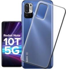 Snazzy Back Cover for Xiaomi Redmi Note 10T 5G (Transparent, Grip Case, Silicon, Pack of: 1)