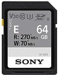 Sony 64Gb Read speed 270mb/ps write Speed 4mb/ps 64 GB SD Card UDMA 7 270 MB/s Memory Card