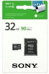 Sony SR 32UY3A 32 GB MicroSD Card Class 10 90 MB/s Memory Card