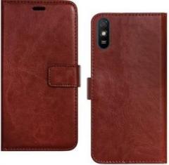 Spicesun Flip Cover for Mi Redmi 9A, Redmi 9i (Dual Protection)