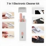 Srs 7 in 1 Electronic Cleaner kit, Cleaning Kit for Monitor Keyboard Airpods MacBook for Computers, Gaming, Laptops, Mobiles (iPad iPhone iPod, Screen Dust Brush Including Soft Sweep, Swipe Cleaner Pen)