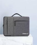 Straplt 14.5 15 Inch Laptop Sleeve Bag Case Briefcase for Notebook Computer Ultrabook MacBook Air/Pro Waterproof Protective Tables Case Laptop Sleeve Case Portable Handle Laptop Bag, Dark Gray Waterproof Laptop Sleeve/Cover (15)