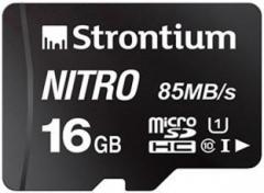 Strontium Nitro 16 GB SDHC Class 10 85 Mbps Memory Card