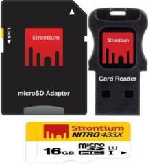 Strontium Nitro 16 GB SDHC Class 10 Memory Card (With Adapter)