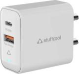 Stuffcool Flow 25W PPS Dual PortType C Port Wall Charger for Samsungs Pixels