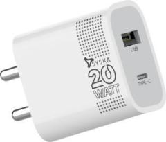 Syska 20 W 3 A Wall Charger for Mobile