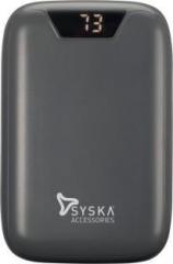 Syska P1001 GY 10000 mAh Power Bank (Lithium Polymer)