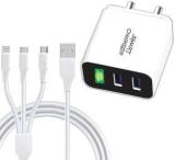 Taylcon 20 W Quick Charge 3.4 A Wall Charger for Mobile with Detachable Cable (Cable Included)