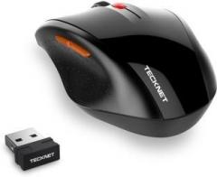 Tecknet M002 2.4Ghz, 6 Button, 3 Level DPI, Battery Indicator Wireless Optical Mouse