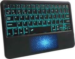 Tecphile B102D Wireless Keyboard with Touchpad & Backlit, Ultra Slim, Multi Device Bluetooth Multi device Keyboard