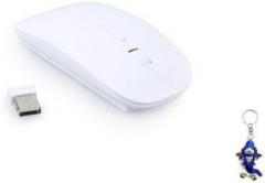 Terabyte Ultra thin 2.4GHz White Wireless Optical Mouse