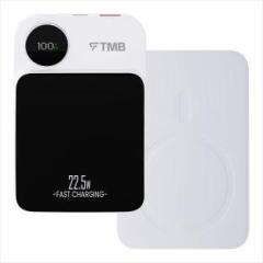 Tmb 5000 mAh 22.5 W Wired & Wireless With MagSafe Compact Pocket Size Power Bank (Lithium Polymer, Fast Charging for Mobile)