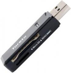 Toreto Memory Card Reader/USB Card Reader/Card Reader Device_ flip Card Reader