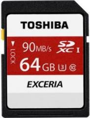 Toshiba Exceria 64 GB SDXC UHS Class 3 90 MB/s Memory Card