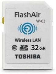 Toshiba wifi 32 GB SD Card Class 10 40 MB/s Memory Card