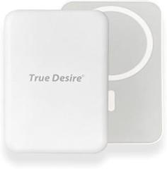 True Desire 10000 mAh 15 W Wired & Wireless With MagSafe Compact Pocket Size Power Bank (Lithium Polymer, Fast Charging for Mobile)