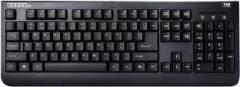 Tvs Electronics Champ Heavy Duty Keyboard, Rugged Body, Membrane USB Keyboard with Function Enabled Multimedia Keys Wired USB Multi device Keyboard