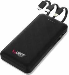 Ubon 10000 mAh 10 W Power Bank (Lithium Polymer, Fast Charging for Mobile)