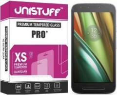 Unistuff Tempered Glass Guard for Motorola Moto E3 Power