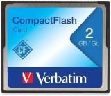 Verbatim 47012 CF Card 2 GB Compact Flash Class 4 MB/s Memory Card