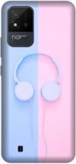 Vs Print Link Back Cover for Realme Narzo 50i, RMX3231, Music Headphone, Printed Back cover (Hard Case, Pack of: 1)