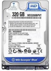 Wd Wd320CX 21VP BLUE SP 320 GB Laptop Internal Hard Disk Drive (HDD, Interface: SATA, Form Factor: 2.5 Inch)