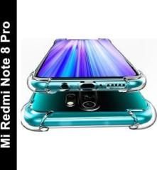 Wellpoint Back Cover for Mi Redmi Note 8 Pro (Transparent, Camera Bump Protector, Pack of: 1)