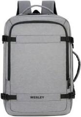 Wesley Luxur Overnighter Expandable Anti Theft feature business/Travel/luggage backpack 45 L Laptop Backpack