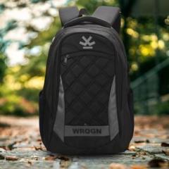 Wrogn Casual Hustle 5.0 Padding Backpack with rain cover 38 L Laptop Backpack