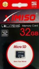 Ximiso 32new 32 GB MicroSDHC Class 10 100 MB/s Memory Card