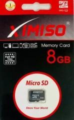 Ximiso 8gb 8 GB MicroSDHC Class 10 100 MB/s Memory Card