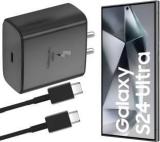 Xykos 45 W PD 5 A Wall Charger for Mobile with Detachable Cable (for Samsung Galaxy S24 ULTRA 5G, Cable Included)