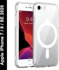 Zapcase Back Cover for Apple iPhone 7, Apple iPhone 8, Apple iPhone SE 2020 (Transparent, Magsafe, Pack of: 1)