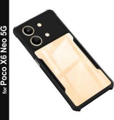 Zapcase Back Cover for Poco X6 Neo 5G (Shock Proof, Pack of: 1)