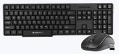 Zebronics Zeb Companion 107 wireless keyboard mouse Combo Set uv coted keys ultra soft mouse clicks long life product Wireless Multi device Keyboard