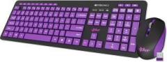 Zebronics Zeb DC JOKER edition COMPANION 500 Wireless combo with Silent use Wireless Desktop Keyboard (Joker)