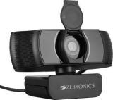 Zebronics Zeb Pure Plus, 4K UHD Webcam, Built In Microphone, Automatic White Balance, Webcam