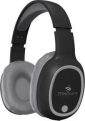 Zebronics Zeb Thunder, With 60H Backup, BT v5.3, Gaming Mode, ENC, AUX, mSD, Dual Pairing Bluetooth (On the Ear)