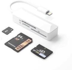 Zitronix SD Card Reader for iPhone, Lightning Memory SD Card Reader Adapter High Speed XD Card Reader