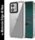 Zapcase Back Cover For Motorola Edge 40 Neo (Transparent, Grip Case, Pack Of: 1)