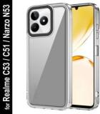 Zapcase Back Cover For Realme C53 (Transparent, Grip Case, Pack Of: 1)