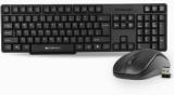 Zebronics Zeb Companion 107 Wireless Keyboard And Mouse Combo With Nano Receiver Wireless Multi Device Keyboard