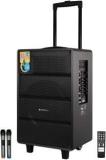 Zebronics Zeb Monster pro 2X12L2, LED display, Wireless BT with v4.2, wireless mic 80 W Bluetooth Party Speaker (Banjo, Mono Channel)