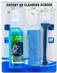 Zonkar 3 in 1 Screen Cleaning Set for PC, Laptops, Monitors, Mobiles, LCD, LED, TV for Computers, Gaming, Laptops, Mobiles (Camera, Lens, Binocular Smartphone, Tablet with Micro Fibre Cloth and Brush)