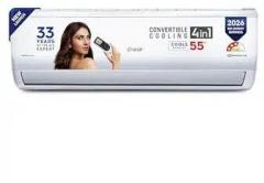 Cruise 1.5 Ton 3 Star CWCVBM VQ3D173 PM 2.5 Filter Convertible 4 in 1, New Star Rated, With 7 Stage Air Filtration Inverter Split AC (Copper, Fast Cooling, Anti Rust Tech, New BEE Rated, White)