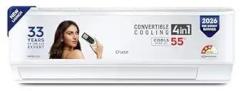 Cruise 1 Ton 3 Star CWCVBM VQ1D123 PM 2.5 Filter Convertible 4 in 1, New Star Rated, With 7 Stage Air Filtration Inverter Split AC (Copper, Fast Cooling at 48 C, Anti Rust Tech, White)