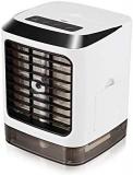 Decdeal Mini Desktop Air Humidifier USB Mini Fan With LED Light For Home Or Offices Portable AC